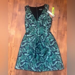 NWT Sam Edelman Leaf Print Dress